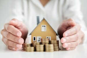 A person protecting their investment in a home